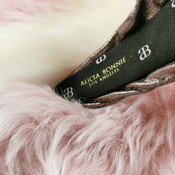 bronze metallic Alicia Bonnie The Precious Metals Headband - Picture 3 of 3